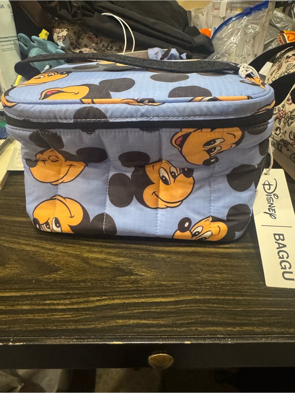 BAGGU Disney Mickey Mouse Light Blue Lunch Bag